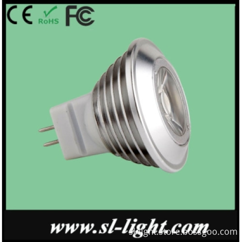 Smallest MR11 1x1W LED Spotlight 2W 110lm